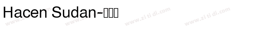 Hacen Sudan字体转换